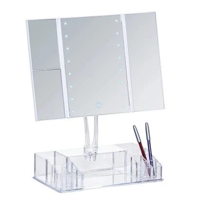 Wenko LED-Standspiegel Mit Organizer Fanano Kunststoff 34.5 X 39 X 16.5 Cm Weiß 10 Wenko LED-Standspiegel Mit Organizer Fanano Kunststoff 34.5 X 39 X 16.5 Cm Weiß – Bild 8