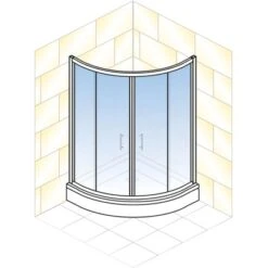 Schulte ExpressPlus Runddusche Sunny Sicherheitsglas Chromoptik 190x90x90cm 15 Schulte ExpressPlus Runddusche Sunny Sicherheitsglas Chromoptik 190x90x90cm -Grohe Verkäufe 2025 63462 2053 4060991051197 2