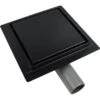 VerosanPro Duschrinne-Bodenablauf Nakia Quadratisch Matt Schwarz 30 Cm X 30 Cm