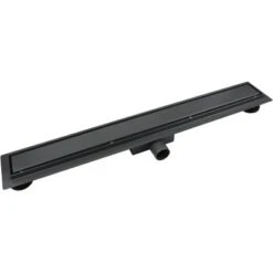 VerosanPro Duschrinne Nakia DR2 Komplettset Designrost Matt Dunkelgrau 70 Cm