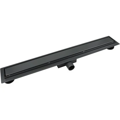 VerosanPro Duschrinne Nakia DR2 Komplettset Designrost Matt Dunkelgrau 70 Cm 3 VerosanPro Duschrinne Nakia DR2 Komplettset Designrost Matt Dunkelgrau 70 Cm