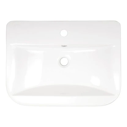 LeNado AquaSu Waschtisch Mit Überlauf Weiß 6 LeNado AquaSu Waschtisch Mit Überlauf Weiß – Bild 4