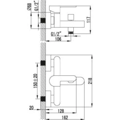 AquaSu Einhebelmischer-Wannenarmatur Victor Chrom -Grohe Verkäufe 2025 654287 3711 2