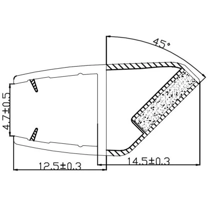 Magnetdichtung Für Eckduschkabine 2er-Set 5 Mm Glasstärke 4 Magnetdichtung Für Eckduschkabine 2er-Set 5 Mm Glasstärke – Bild 2