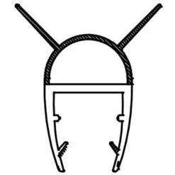 Dichtleiste Für Duschkabinen 2er-Set 8 Mm Glasstärke -Grohe Verkäufe 2025 702407 4633 4