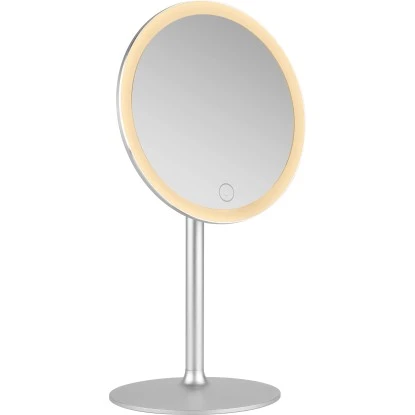 Baliv LED Kosmetik Standspiegel Silber 10 Baliv LED Kosmetik Standspiegel Silber – Bild 8