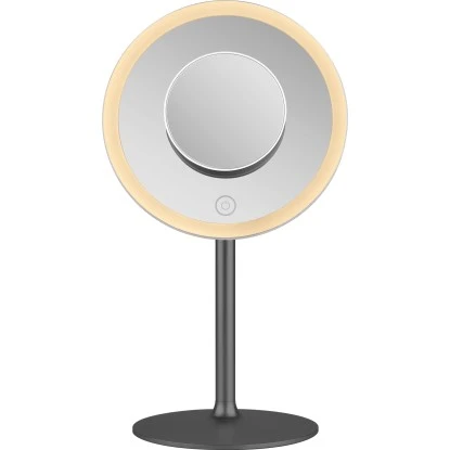 Baliv LED Kosmetik Standspiegel Schwarz 6 Baliv LED Kosmetik Standspiegel Schwarz – Bild 4