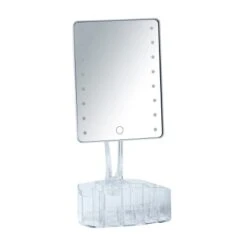 Wenko LED-Standspiegel Mit Organizer Trenno Kunststoff 17 X 36 X 12.5 Cm Weiß -Grohe Verkäufe 2025 75818 sb freisteller de 04