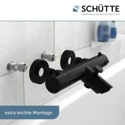 Schütte Thermostat Badewannenarmatur London Schwarz Matt 25 Schütte Thermostat Badewannenarmatur London Schwarz Matt -Grohe Verkäufe 2025 7660962 2759 12