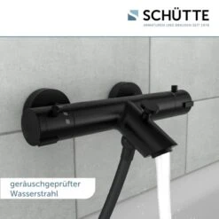 Schütte Thermostat Badewannenarmatur London Schwarz Matt 22 Schütte Thermostat Badewannenarmatur London Schwarz Matt -Grohe Verkäufe 2025 7660962 2759 9