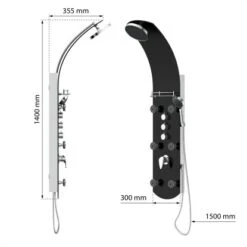 Eisl Duschpaneel Karibik 3 In 1 Mit Regendusche Sechs Massagedüsen Schwarz 14 Eisl Duschpaneel Karibik 3 In 1 Mit Regendusche Sechs Massagedüsen Schwarz -Grohe Verkäufe 2025 7663602 2759 3