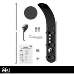 Eisl Duschpaneel Karibik 3 In 1 Mit Regendusche Sechs Massagedüsen Schwarz 16 Eisl Duschpaneel Karibik 3 In 1 Mit Regendusche Sechs Massagedüsen Schwarz -Grohe Verkäufe 2025 7663602 2759 5