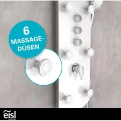 Eisl Duschpaneel Karibik 3 In 1 Mit Regendusche Sechs Massagedüsen Weiß -Grohe Verkäufe 2025 7663628 2759 9