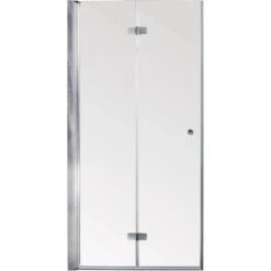 Sanotechnik Falttür Duet Anschlag Links 75 Cm X 195 Cm Klarglas