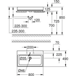 Grohe Aufsatzwaschbecken Cube Keramik 80 Cm Alpinweiß Hahnloch Überl. PureGuard 7 Grohe Aufsatzwaschbecken Cube Keramik 80 Cm Alpinweiß Hahnloch Überl. PureGuard -Grohe Verkäufe 2025 778996 4520 3