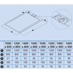 Ottofond Duschwanne Zona 120x80/3 Cm Zementgrau -Grohe Verkäufe 2025 8714503 sk