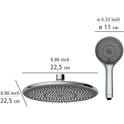 Wenko Duschsystem Watersaving Chrom 14 Wenko Duschsystem Watersaving Chrom – Bild 12