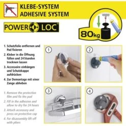 Wenko Power-Loc Duschstange Chrom Befestigen Ohne Bohren -Grohe Verkäufe 2025 903304 1068 06