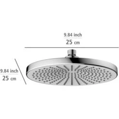 Wenko Regenduschkopf Ultimate Shower Chrom/Weiß Ø 25 Cm 15 Wenko Regenduschkopf Ultimate Shower Chrom/Weiß Ø 25 Cm -Grohe Verkäufe 2025 903508 1068 06