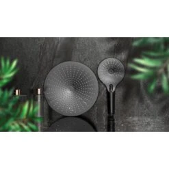 Wenko Regenduschkopf Ultimate Shower Schwarz/Grau Ø 25 Cm -Grohe Verkäufe 2025 903630 1068 14