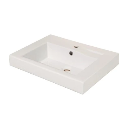 Sanitop-Wingenroth Waschbecken 60 Cm Linha Weiß 4 Sanitop-Wingenroth Waschbecken 60 Cm Linha Weiß – Bild 2