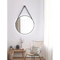 DSK Design LED-Lichtspiegel Silver Barbier Ø 80 Cm Schwarz Matt Rund -Grohe Verkäufe 2025 931351 2963 5