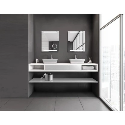 DSK Design LED-Lichtspiegel Silver Rey 60 Cm X 70 Cm 6 DSK Design LED-Lichtspiegel Silver Rey 60 Cm X 70 Cm – Bild 4