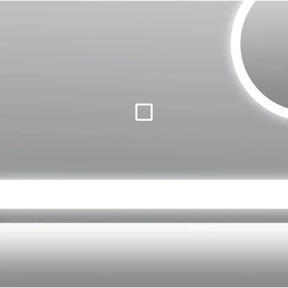 DSK Design LED-Lichtspiegel Silver Rey 60 Cm X 70 Cm 7 DSK Design LED-Lichtspiegel Silver Rey 60 Cm X 70 Cm – Bild 5