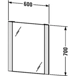 Duravit Leuchtspiegel LED Seitlich 70 Cm X 60 Cm 7 Duravit Leuchtspiegel LED Seitlich 70 Cm X 60 Cm -Grohe Verkäufe 2025 946957 4123 LM7865 80