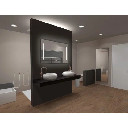 DSK Design LED-Lichtspiegel Silver Time 80 Cm X 60 Cm 8 DSK Design LED-Lichtspiegel Silver Time 80 Cm X 60 Cm – Bild 6