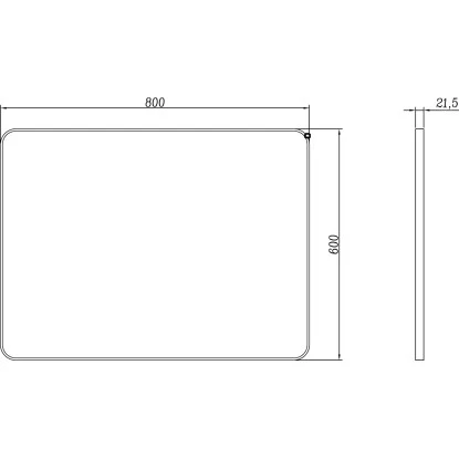DSK Design Wandspiegel Black Magico 80 Cm X 60 Cm 10 DSK Design Wandspiegel Black Magico 80 Cm X 60 Cm – Bild 9