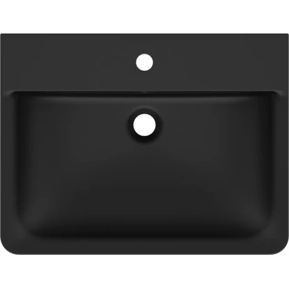 Ideal Standard Waschtisch Connect Air 60x46 Cm 1 Hahnloch Mit Überlauf Schwarz 4 Ideal Standard Waschtisch Connect Air 60x46 Cm 1 Hahnloch Mit Überlauf Schwarz – Bild 2