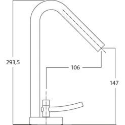 Sanitop-Wingenroth Einhebelmischer-Waschbeckenarmatur Pixel Chrom -Grohe Verkäufe 2025 998696 3711 1