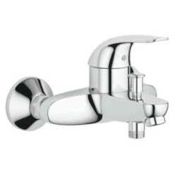 Grohe QuickFix Einhebelmischer-Wannenarmatur Start Eco Chrom