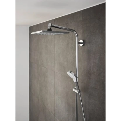 Hansgrohe Duschsystem Crometta E 240 Mm Mit Thermostat Weiß-Chrom 8 Hansgrohe Duschsystem Crometta E 240 Mm Mit Thermostat Weiß-Chrom – Bild 6