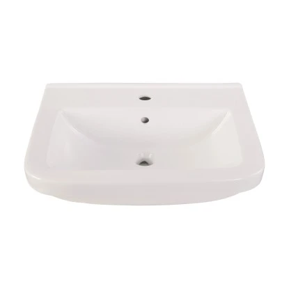 Sanitop-Wingenroth Waschbecken 46,5 Cm Quadra 46 Weiß 3 Sanitop-Wingenroth Waschbecken 46,5 Cm Quadra 46 Weiß