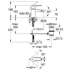Grohe Eurostyle C Einhand-Bidetbatterie DN 15 -Grohe Verkäufe 2025 style einhandbidetbatterie