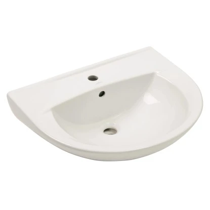 Sanitop-Wingenroth Waschbecken 60 Cm Marta Weiß 3 Sanitop-Wingenroth Waschbecken 60 Cm Marta Weiß